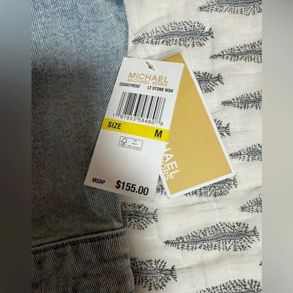 Michael kors Mini Denim front Button-Down Dress - Picture 6 of 7